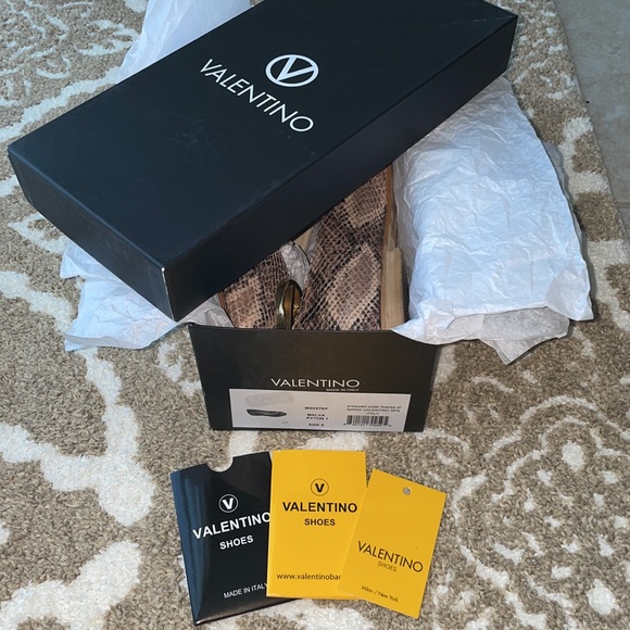 Valentino Snake Skin Ballet Flats - Picture 14 of 15